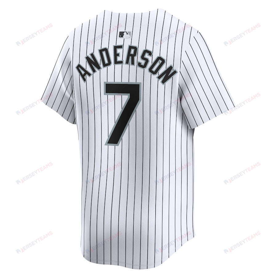 Tim Anderson 7 Chicago White Sox Home Limited Player Men Jersey - White