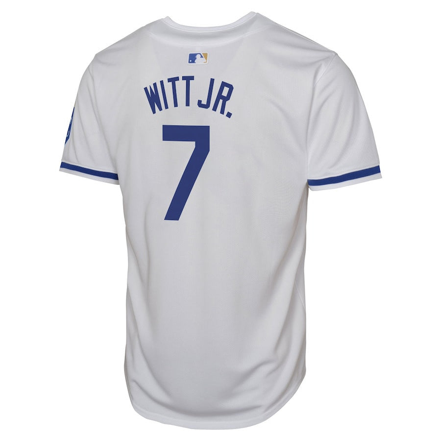 Bobby Witt Jr. 7 Kansas City Royals Home Limited Player YOUTH Jersey - White