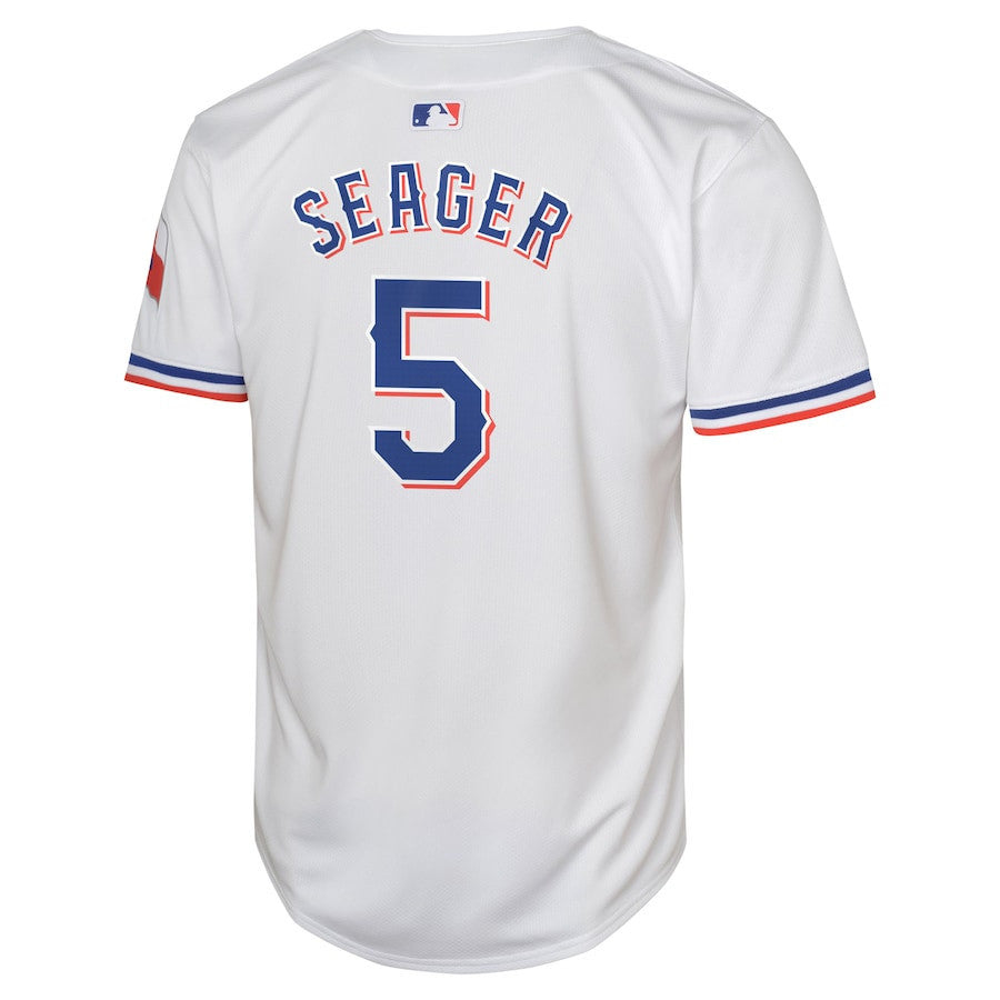 Corey Seager 5 Texas Rangers Home Limited Player YOUTH Jersey - White