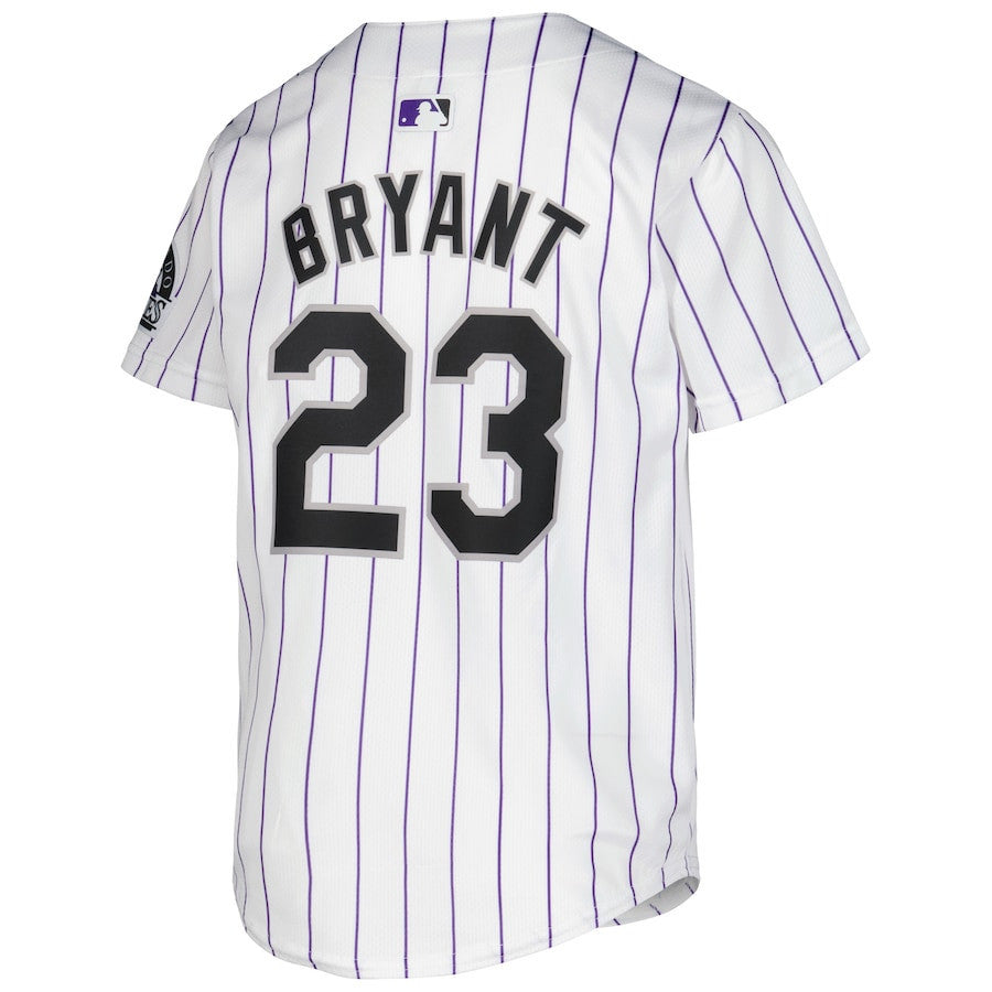 Kris Bryant 23 Colorado Rockies Home Limited Player YOUTH Jersey - White