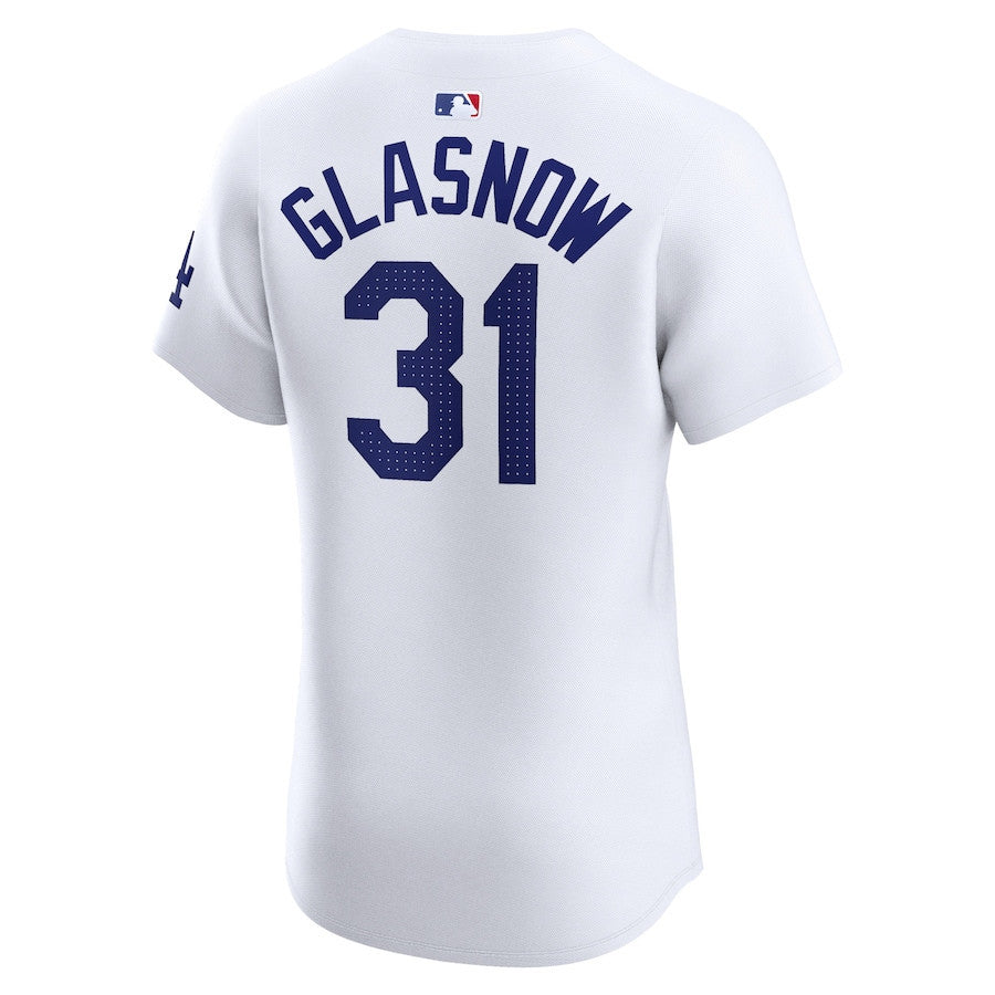 Tyler Glasnow 31 Los Angeles Dodgers Home Elite Player Men Jersey - White