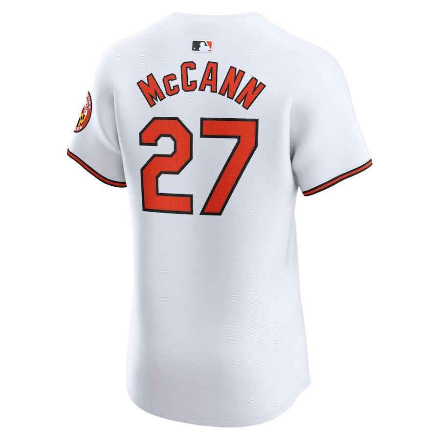 James McCann 27 Baltimore Orioles Home Elite Player Men Jersey - White