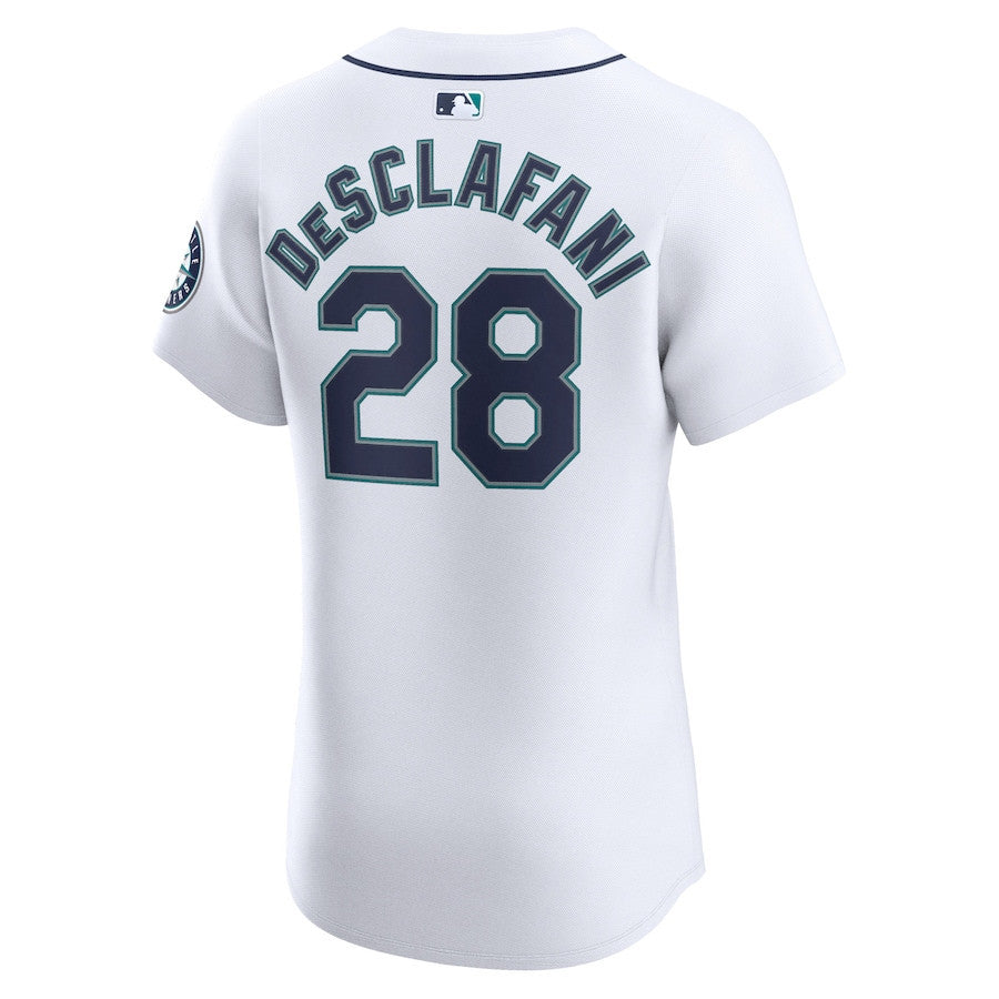 Anthony DeSclafani 28 Seattle Mariners Home Elite Player Men Jersey - White