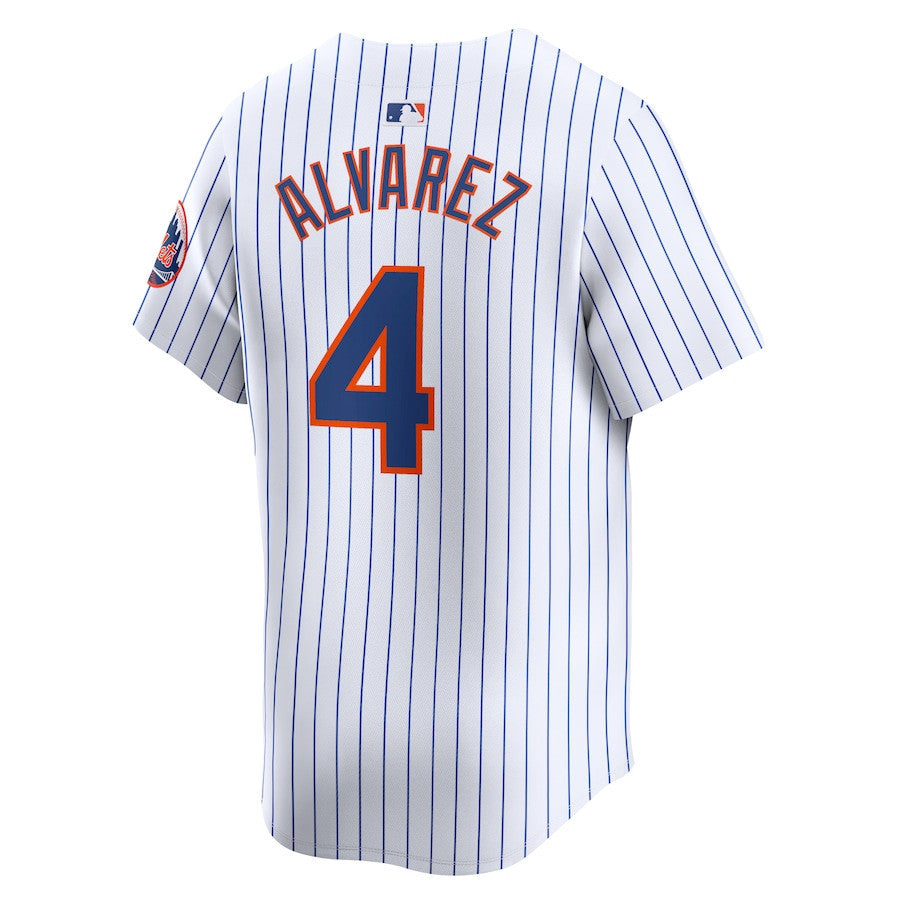 Francisco Alvarez 4 New York Mets Home Limited Player Men Jersey - White