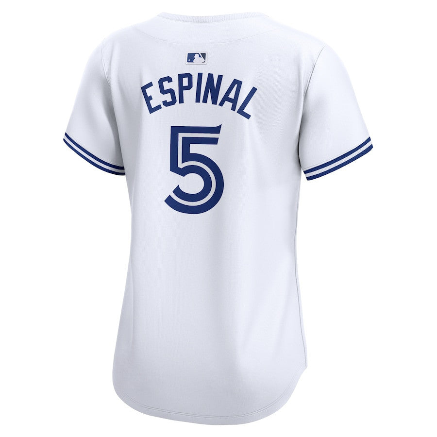 Santiago Espinal 5 Toronto Blue Jays Women Home Limited Player Jersey - White