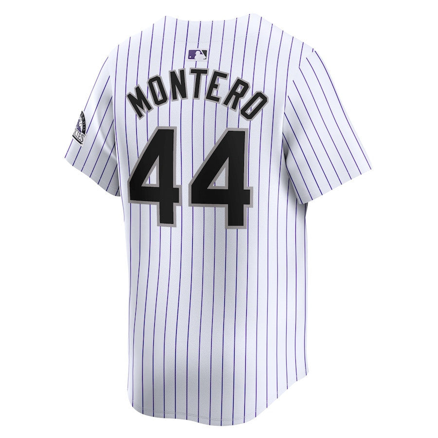 Elehuris Montero 44 Colorado Rockies Home Limited Player Men Jersey - White