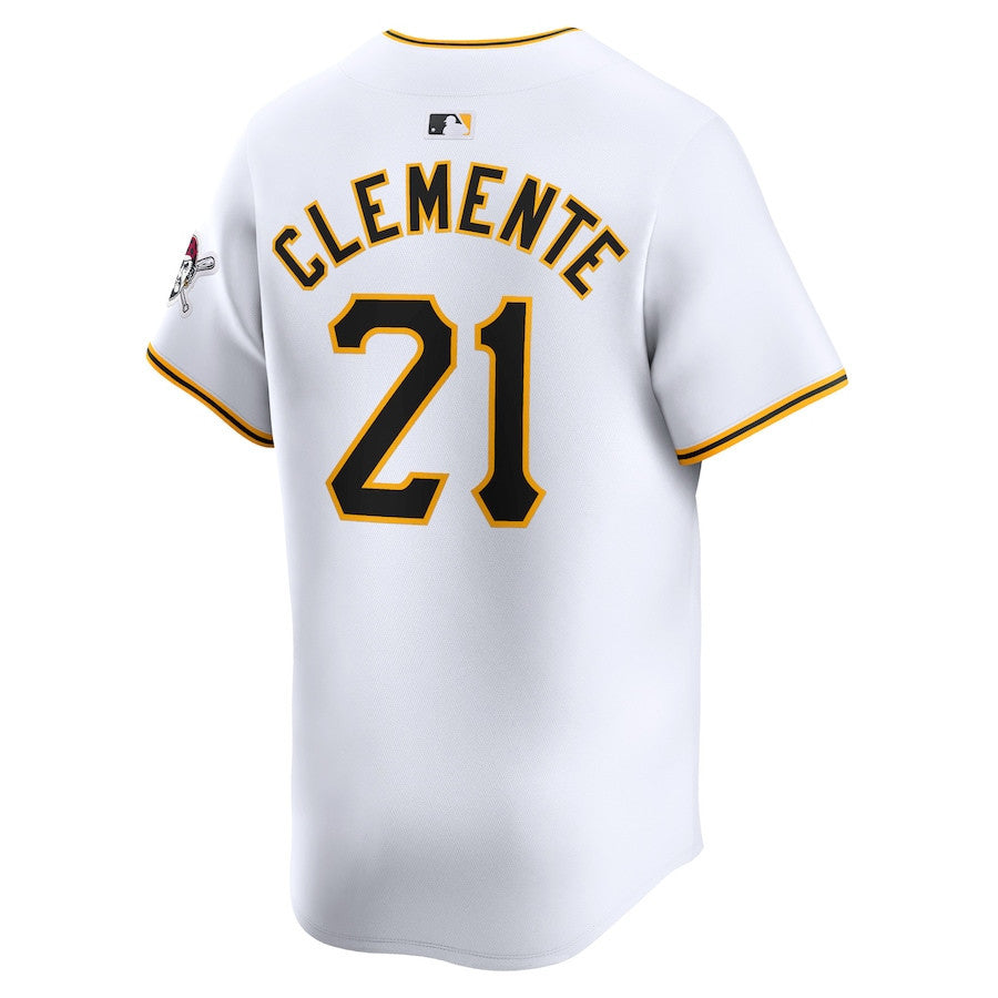 Roberto Clemente 21 Pittsburgh Pirates Home Limited Player Men Jersey - White
