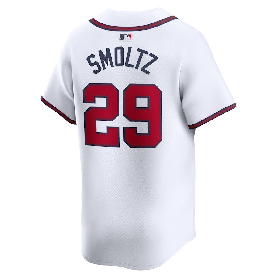 John Smoltz 29 Atlanta Braves Home Limited Player Men Jersey - White