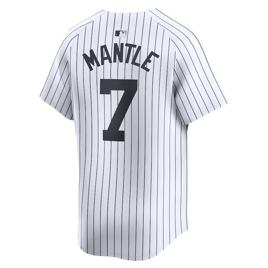 Mickey Mantle 7 New York Yankees Home Limited Player Men Jersey - White