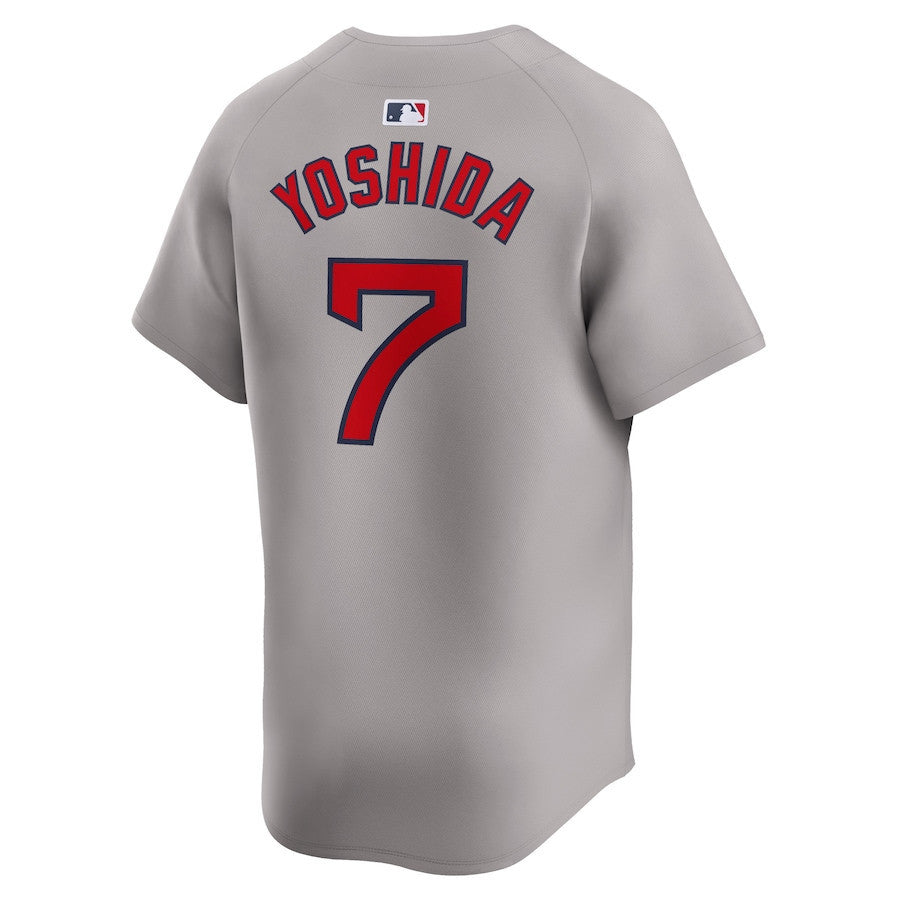 Masataka Yoshida 7 Boston Red Sox Away Limited Player Men Jersey - Gray
