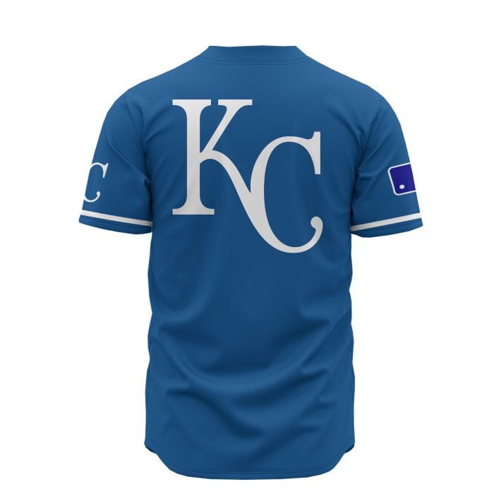 Kansas City Royals Custom Name Baseball Jersey - Blue