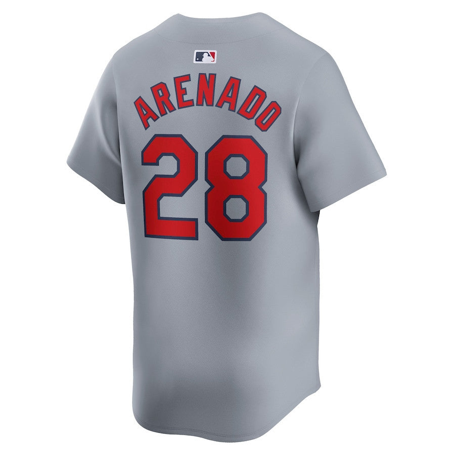 Nolan Arenado 28 St. Louis Cardinals Away Limited Player Men Jersey - Gray