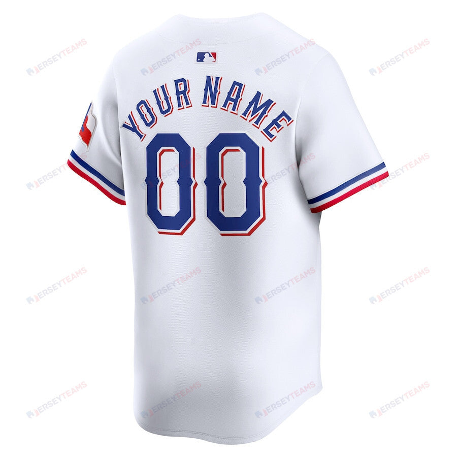 Texas Rangers Home Limited Custom YOUTH Jersey - White