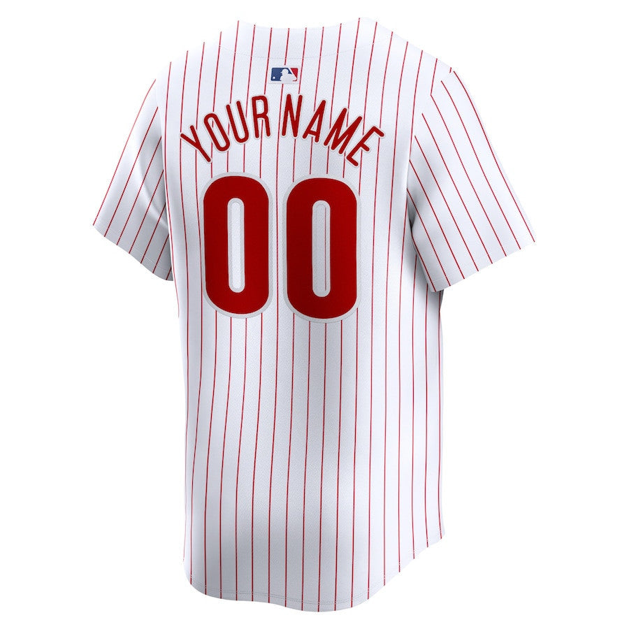 Philadelphia Phillies Home Limited Custom YOUTH Jersey - White