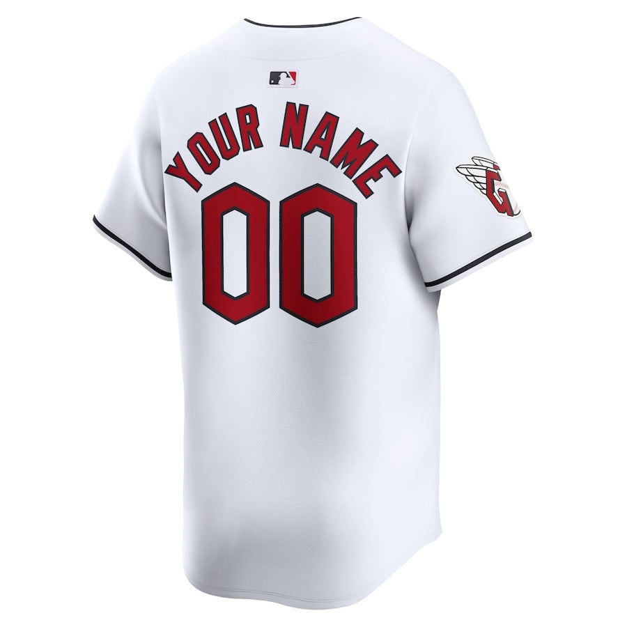 Cleveland Guardians Home Limited Custom YOUTH Jersey - White