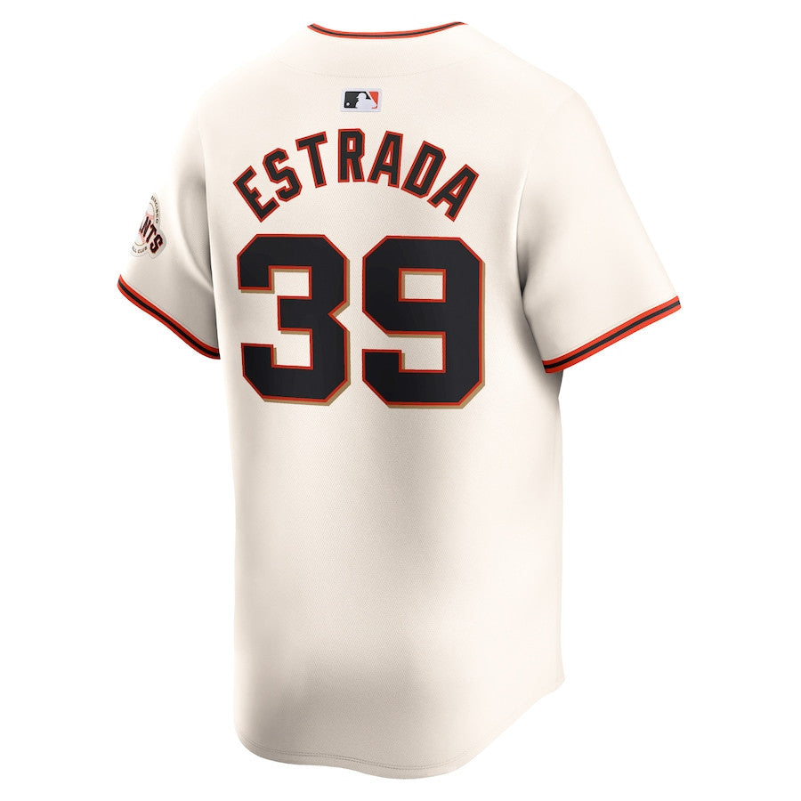 Thairo Estrada 39 San Francisco Giants Home Limited Men Jersey - Cream