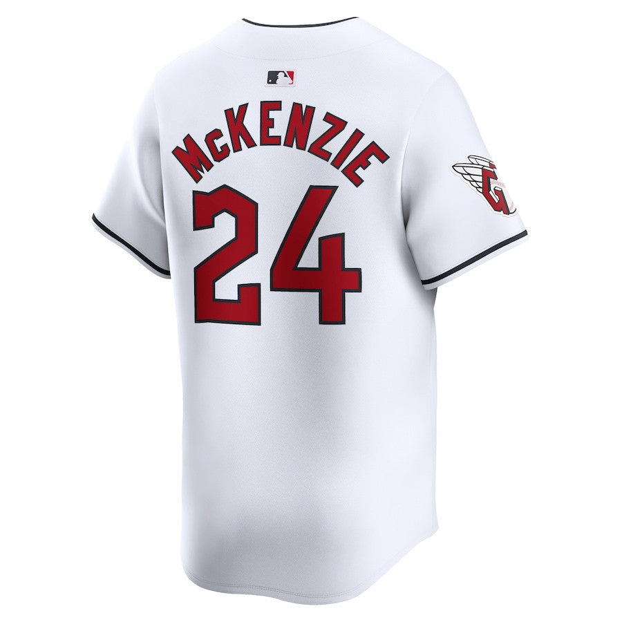 Triston McKenzie 24 Cleveland Guardians Home Limited Men Jersey - White