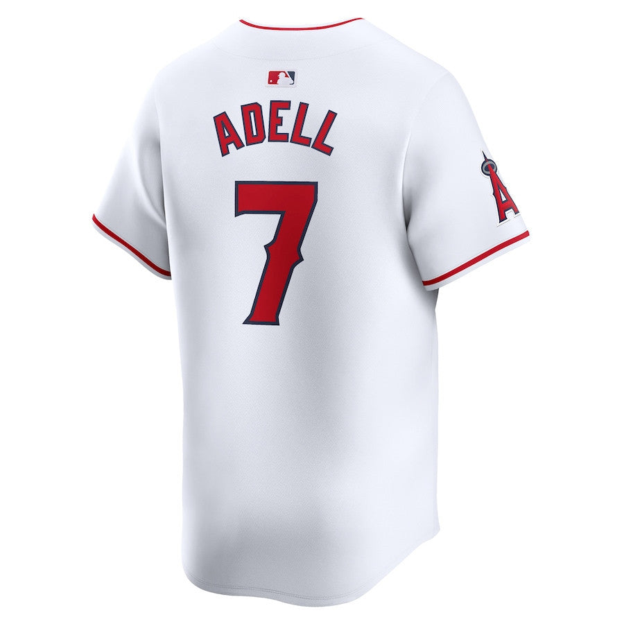 Jo Adell 7 Los Angeles Angels Home Limited Men Jersey - White
