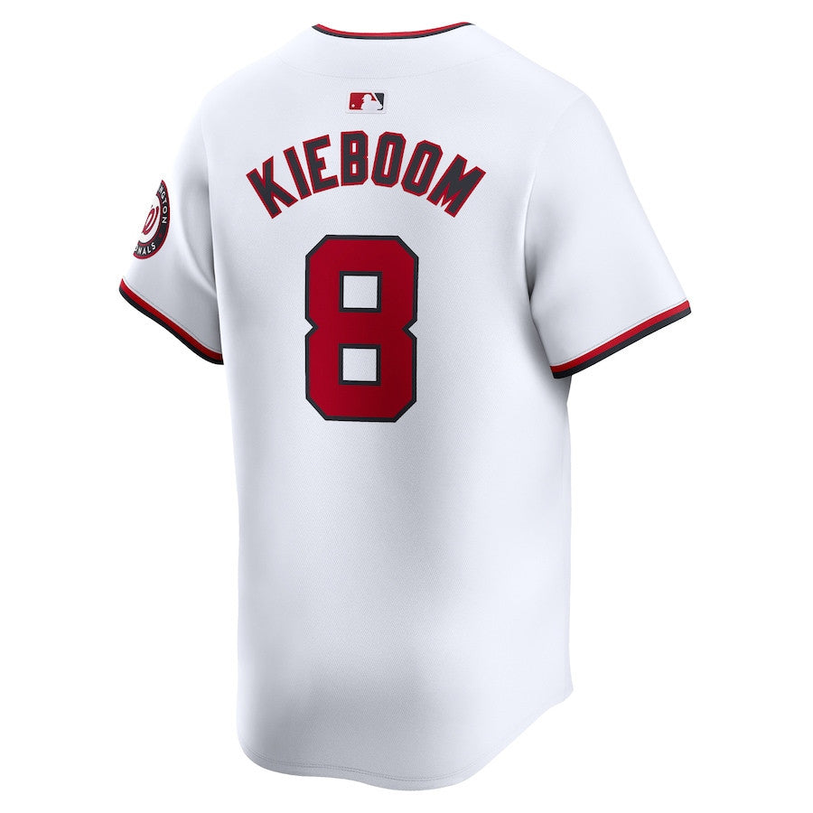 Carter Kieboom 8 Washington Nationals Home Limited Men Jersey - White