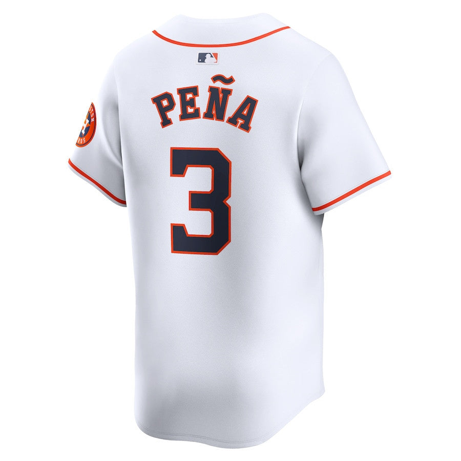 Jeremy Peña 3 Houston Astros Home Limited Men Jersey - White