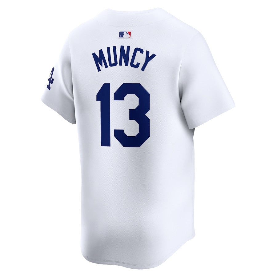 Max Muncy 13 Los Angeles Dodgers Home Limited Player Men Jersey - White
