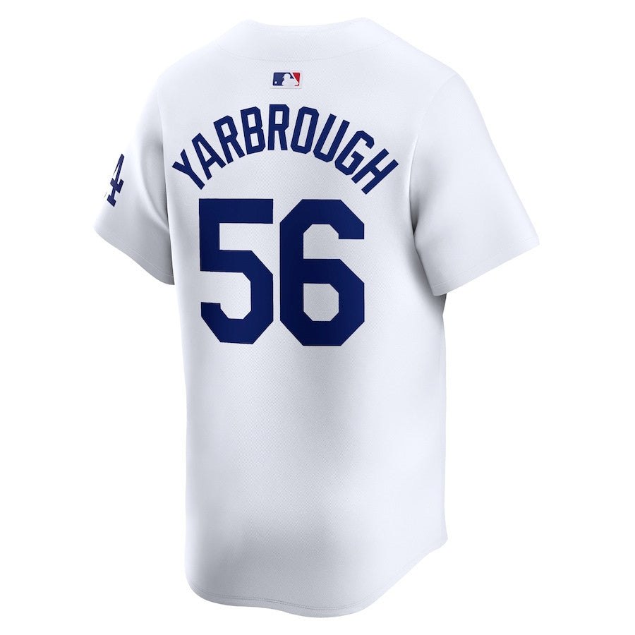 Ryan Yarbrough 56 Los Angeles Dodgers Home Limited Player Men Jersey - White