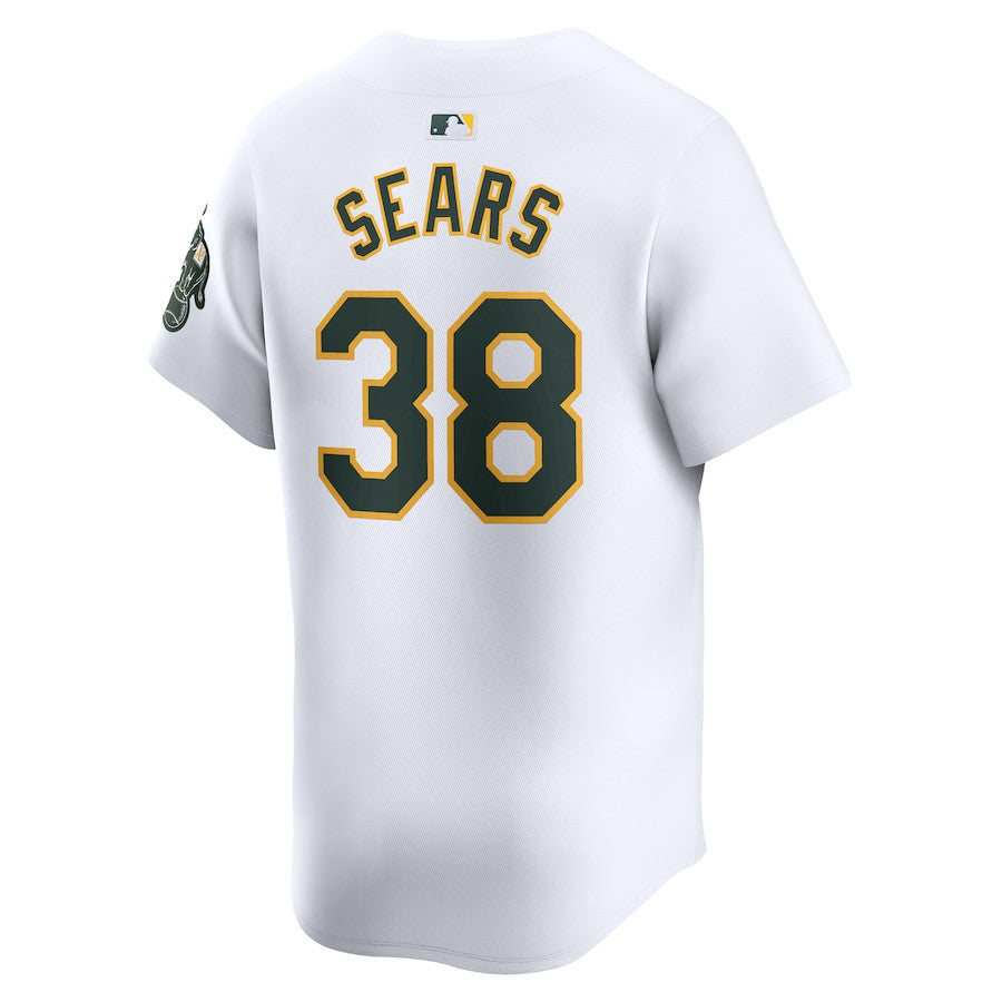 JP Sears 38 Oakland Athletics Home Limited Player Men Jersey - White