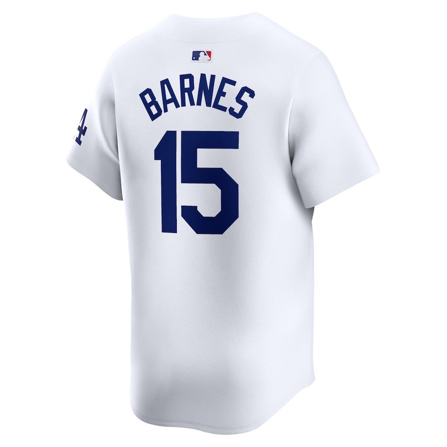 Austin Barnes 15 Los Angeles Dodgers Home Limited Player Men Jersey - White