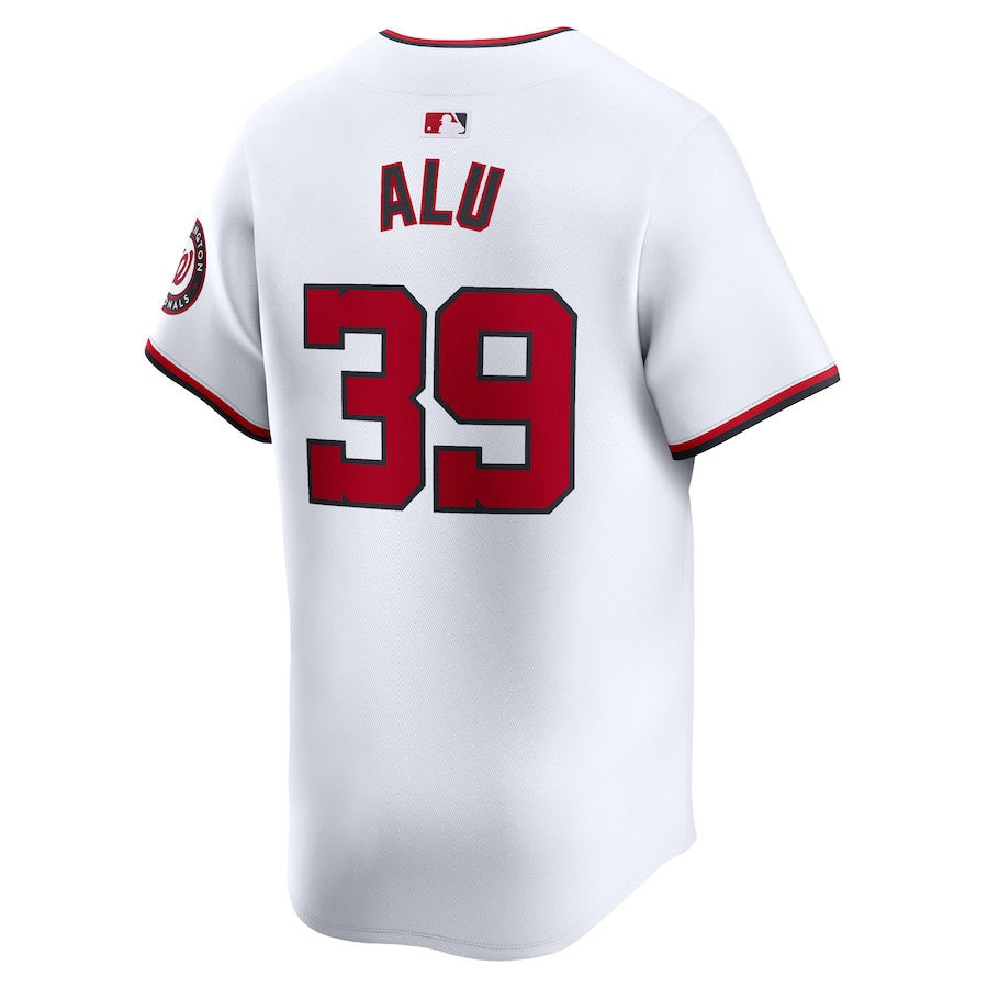 Jake Alu 39 Washington Nationals Home Limited Player Men Jersey - White