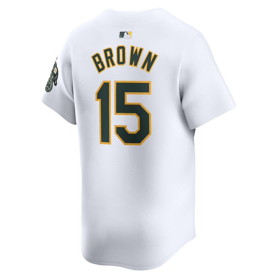 Seth Brown 15 Oakland Athletics Home Limited Player Men Jersey - White