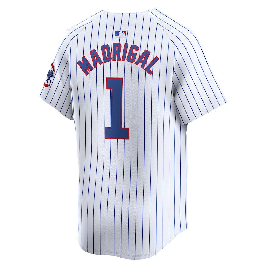 Nick Madrigal 1 Chicago Cubs Home Limited Player Men Jersey - White