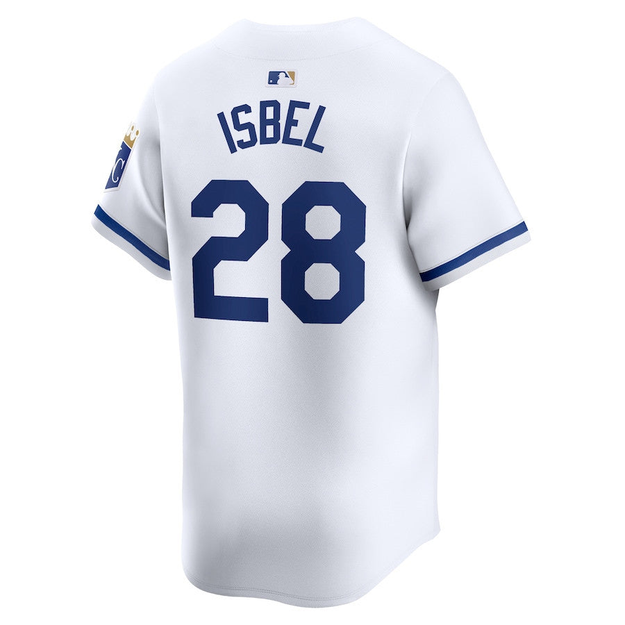 Kyle Isbel 28 Kansas City Royals Home Limited Player Men Jersey - White