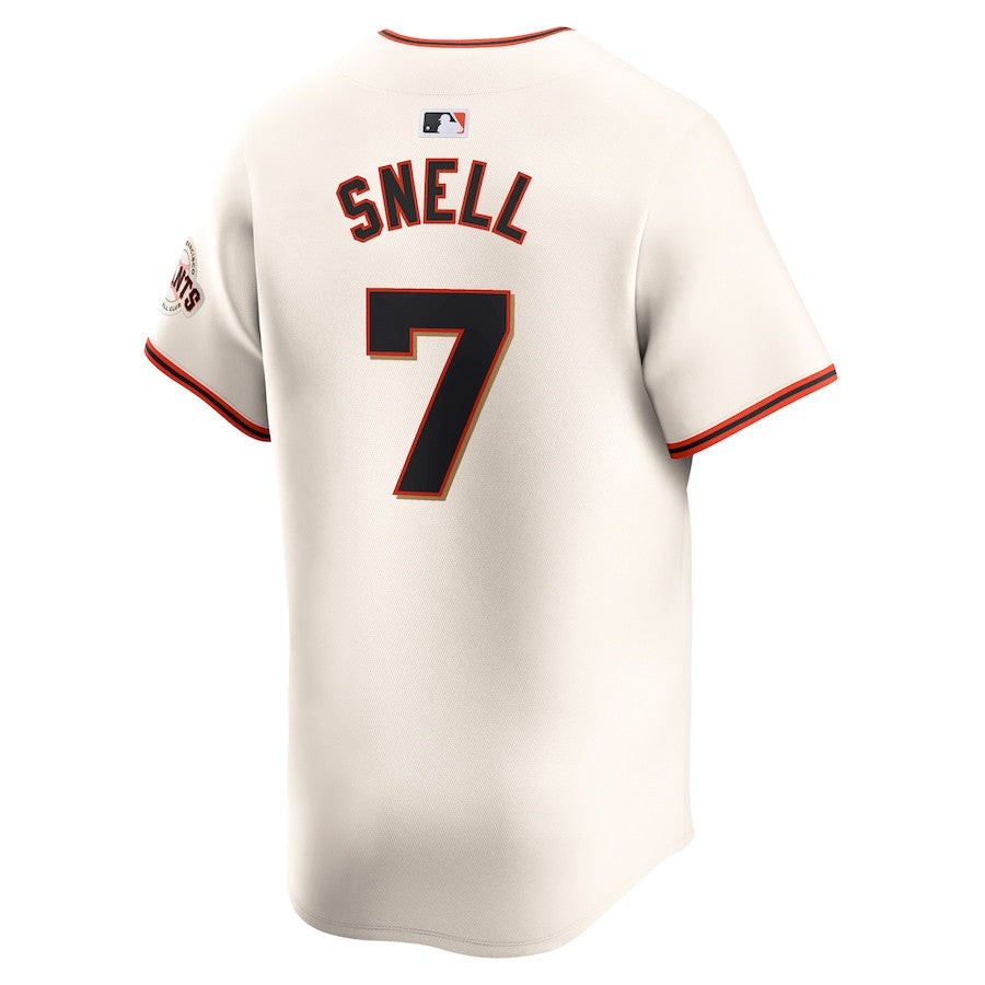 Blake Snell 7 San Francisco Giants Home Limited Men Jersey - Cream