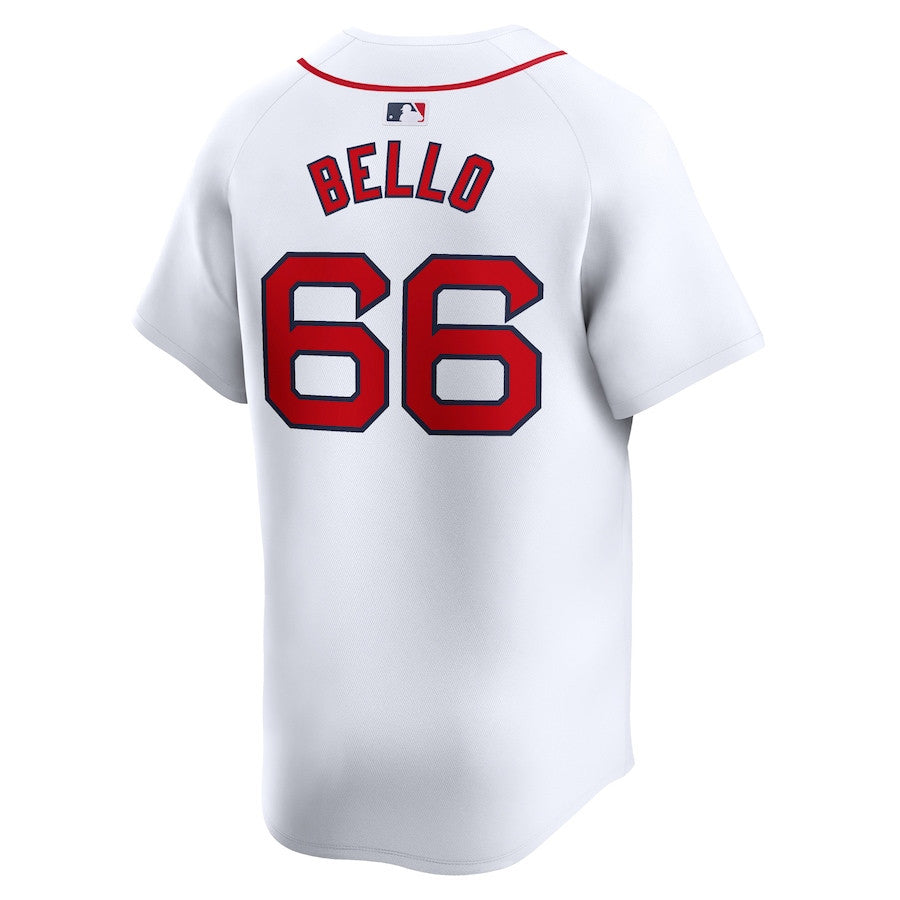 Brayan Bello 66 Boston Red Sox Home Limited Men Jersey - White