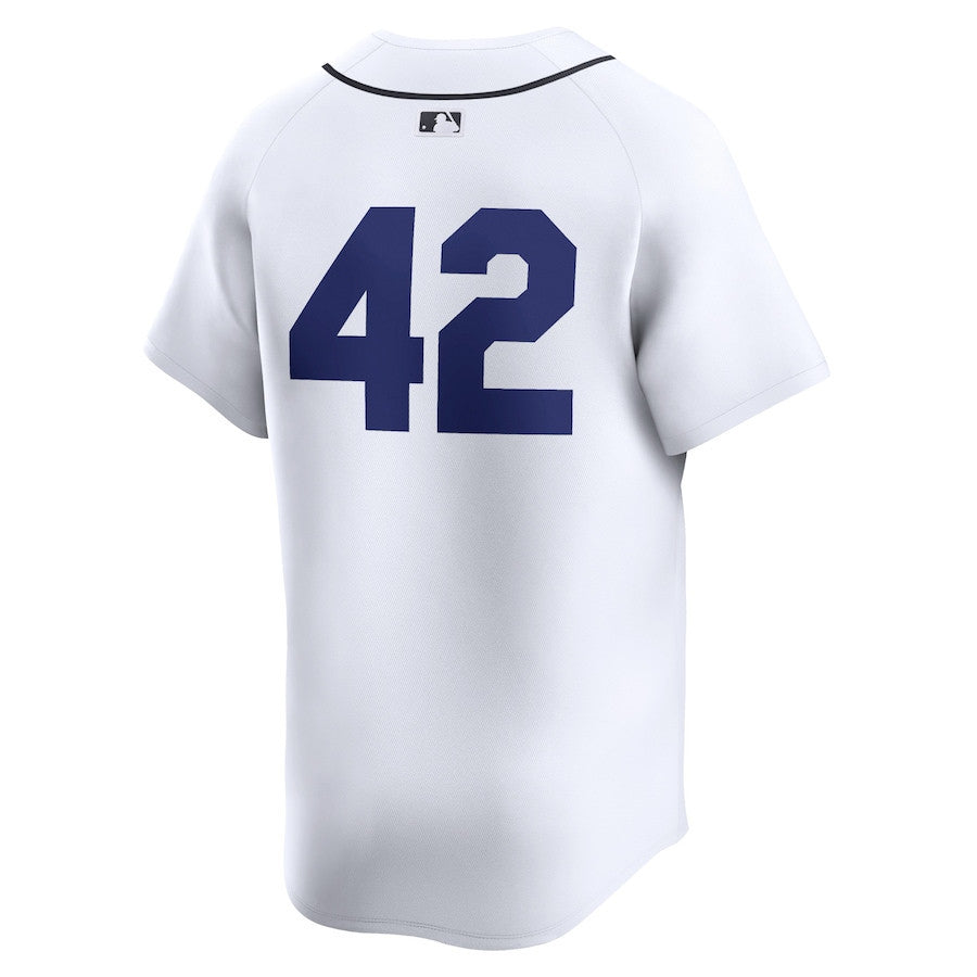 Detroit Tigers 2024 Jackie Robinson Day Home Men Limited Jersey - White