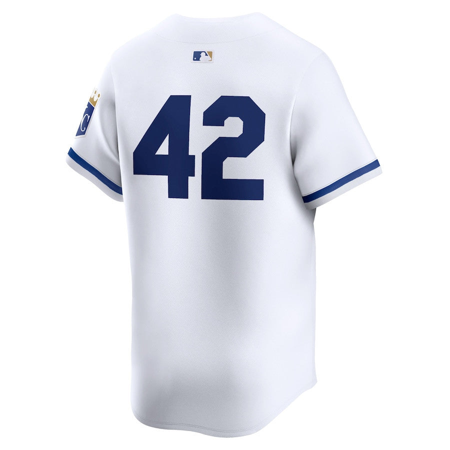 Kansas City Royals 2024 Jackie Robinson Day Home Men Limited Jersey - White