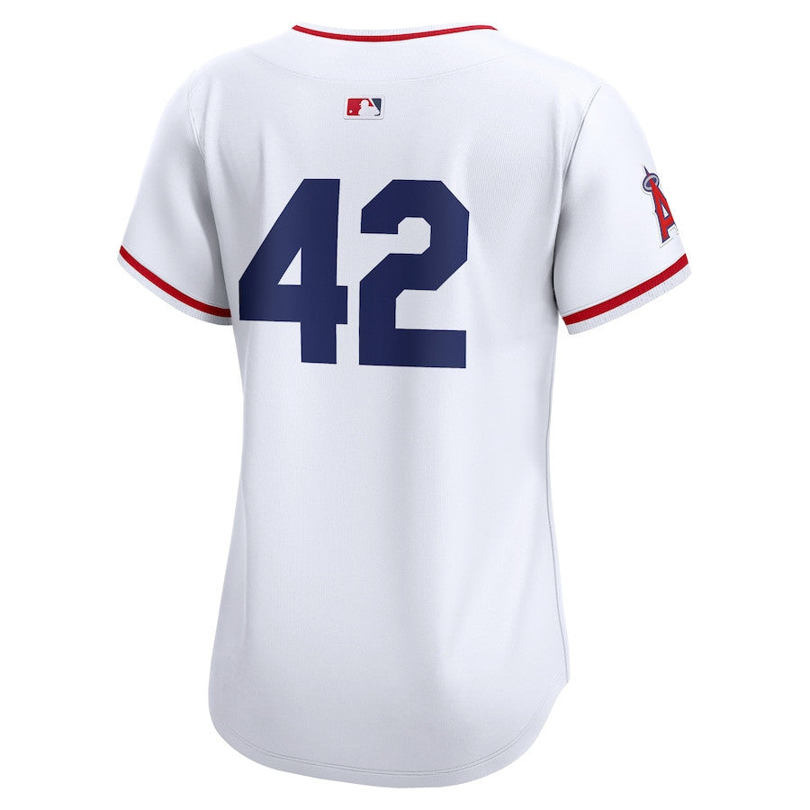 Los Angeles Angels 2024 Jackie Robinson Day Home Limited Women Jersey - White