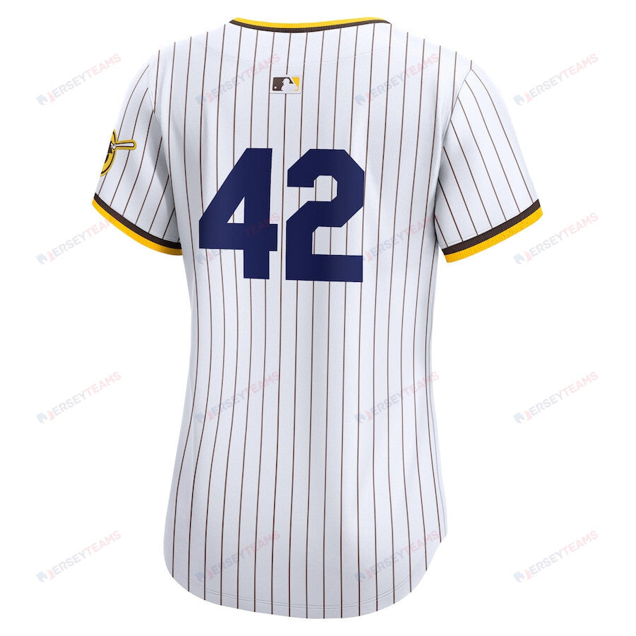 San Diego Padres 2024 Jackie Robinson Day Home Limited Women Jersey - White