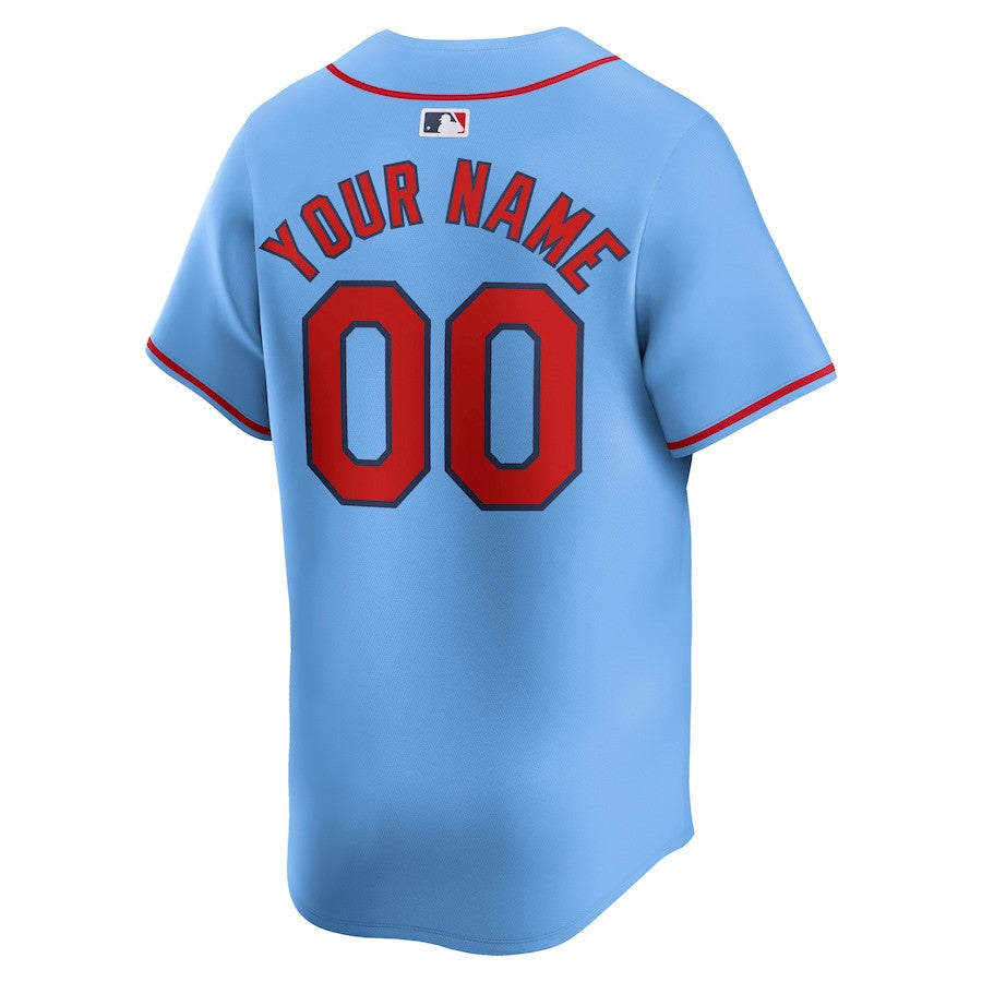 St. Louis Cardinals Alternate Limited Custom Men Jersey - Light Blue