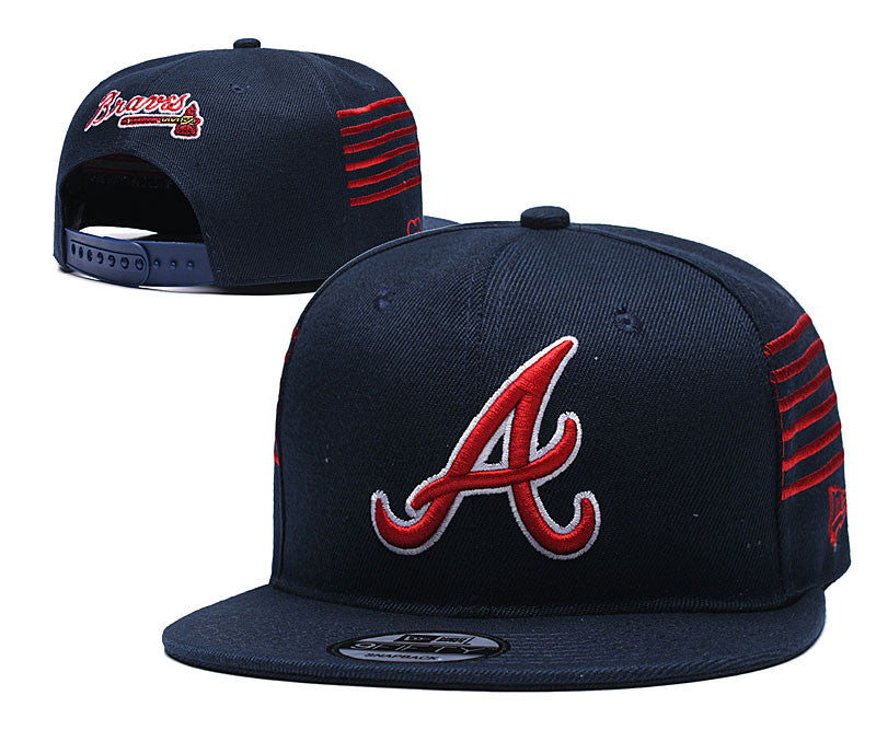 Atlanta Braves Primary Logo 9FIFTY Snapback Hat - Navy