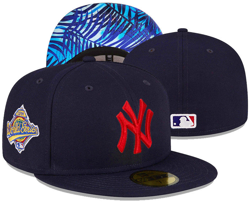 New York Yankees World Series 1996 Patch 59FIFTY Snapback Hat - Navy
