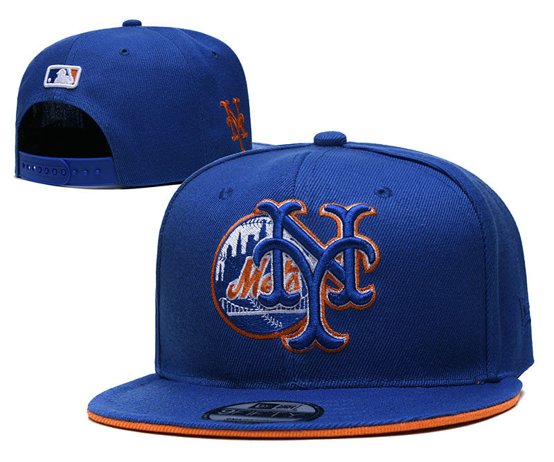 New York Mets Iconic Logo 9FIFTY Snapback Hat - Royal