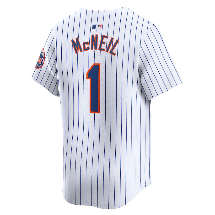 Jeff McNeil 1 New York Mets Home Limited Men Jersey - White