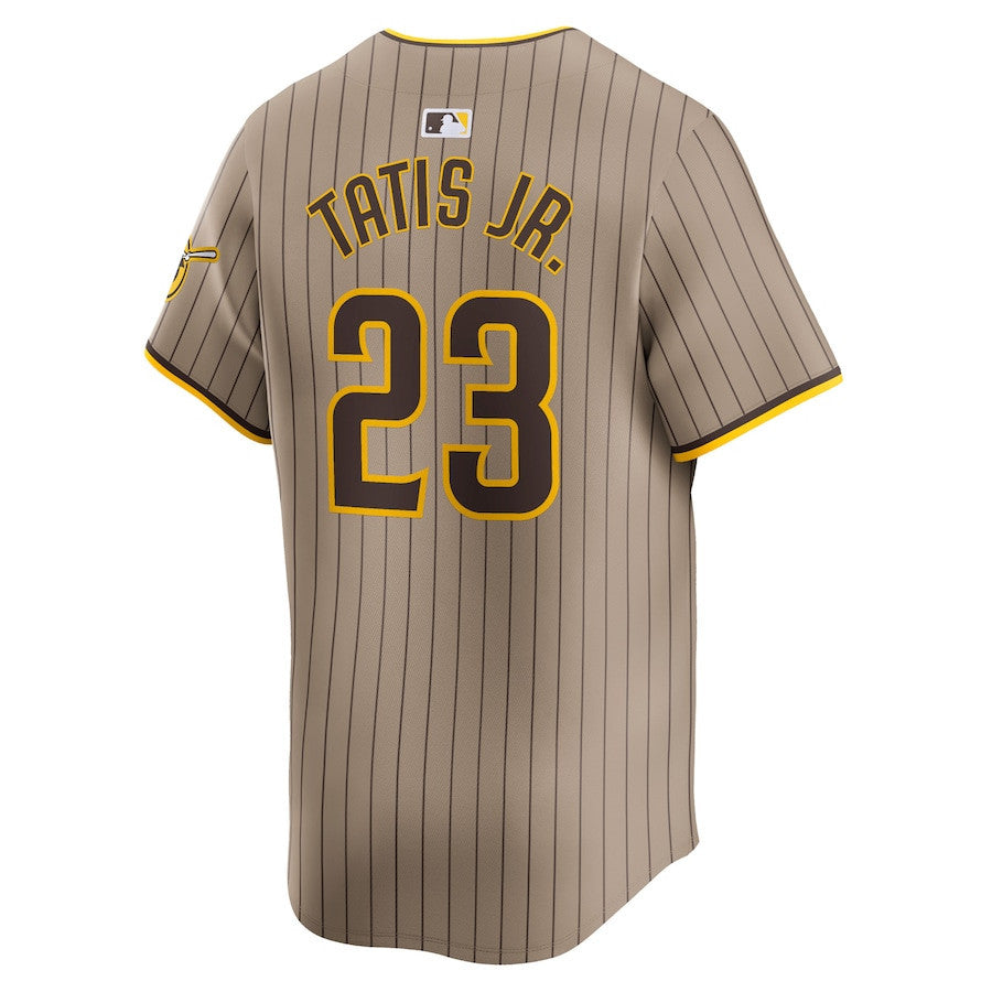 Fernando Tatis Jr. 23 San Diego Padres Alternate Limited Men Jersey - Tan