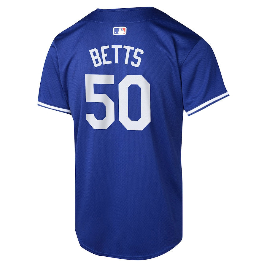 Mookie Betts 50 Los Angeles Dodgers Alternate Limited YOUTH Jersey - Royal
