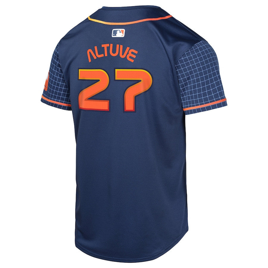 Jose Altuve 27 Houston Astros City Connect Limited YOUTH Jersey - Navy