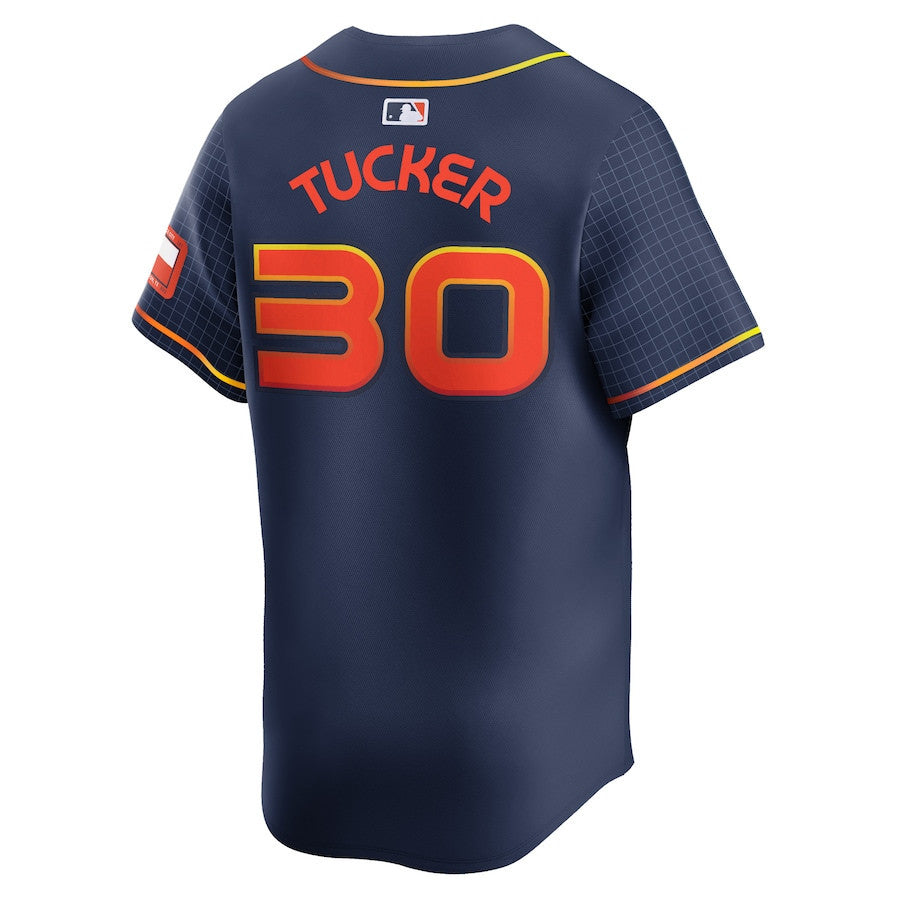 Kyle Tucker 30 Houston Astros City Connect Limited Men Jersey - Navy
