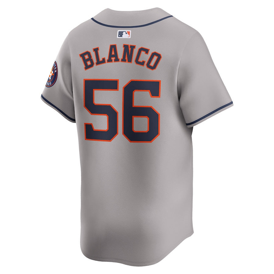 Ronel Blanco 56 Houston Astros Away Limited Men Jersey - Gray