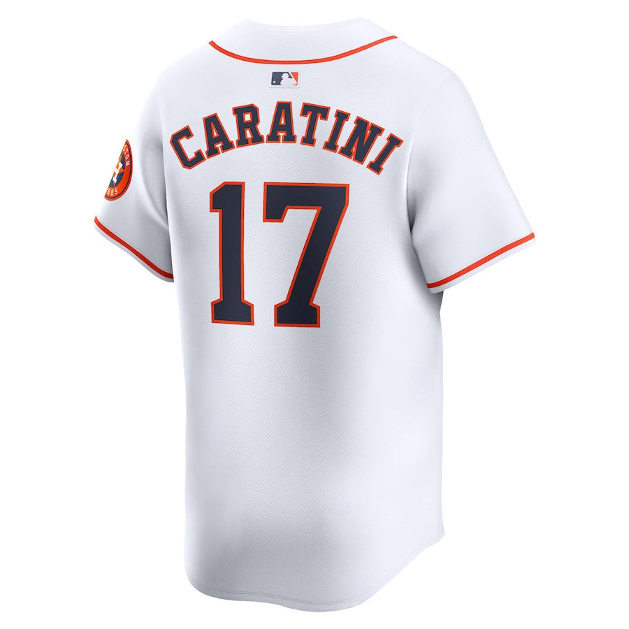 Victor Caratini 17 Houston Astros Home Limited Men Jersey - White