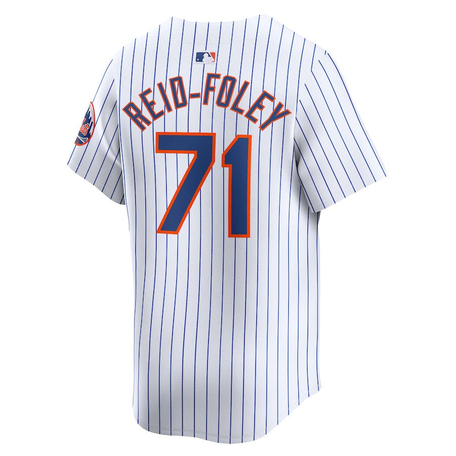 Sean Reid-Foley 71 New York Mets Home Limited Men Jersey - White